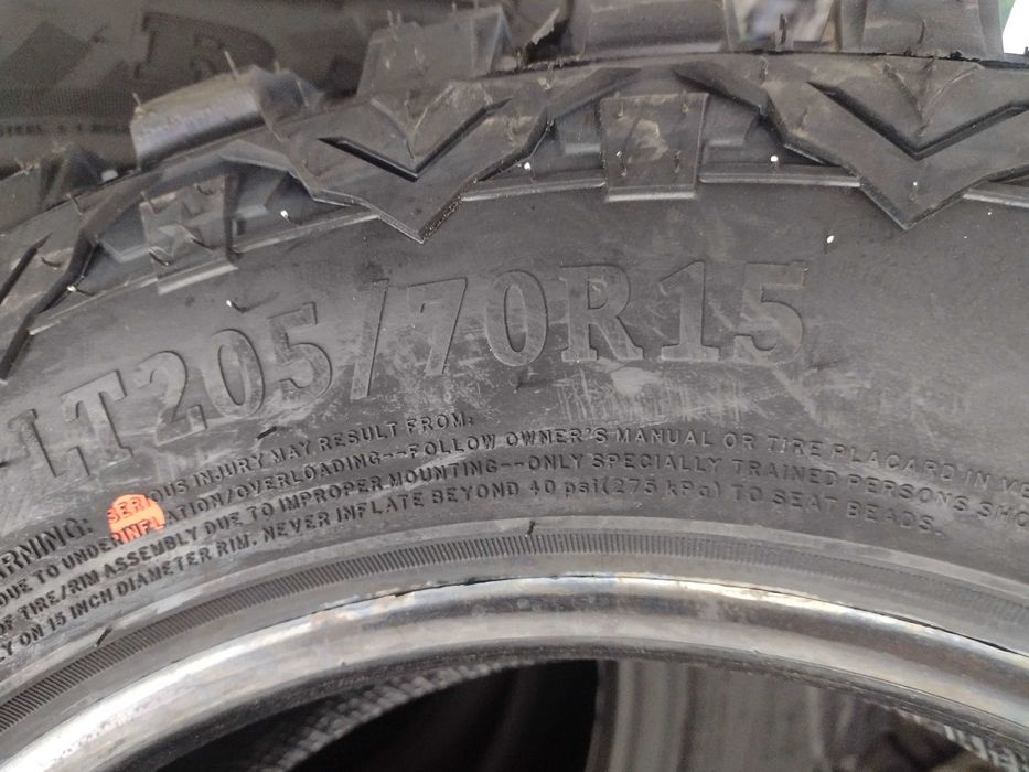 4 бр.нови гуми за кал Roadcruza 205 70 15 dot4624 цената е за брой!