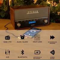 Denver DAB-36 DAB+ Цифрово ретро радио с Bluetooth,Aux,FM,2×5W LCD