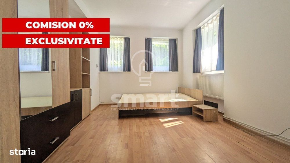 Garsoniera cu gradina proprie, zona centrala Cluj langa The Office 0%