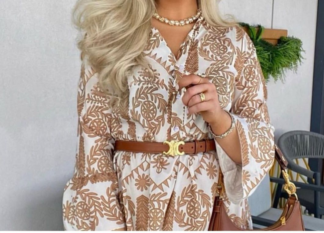 *Celine естествена кожа колан
