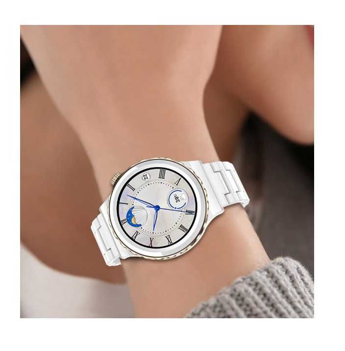 Стилен смарт часовник Mercado Trade, D3 Pro, Smart watch, Керамичен
