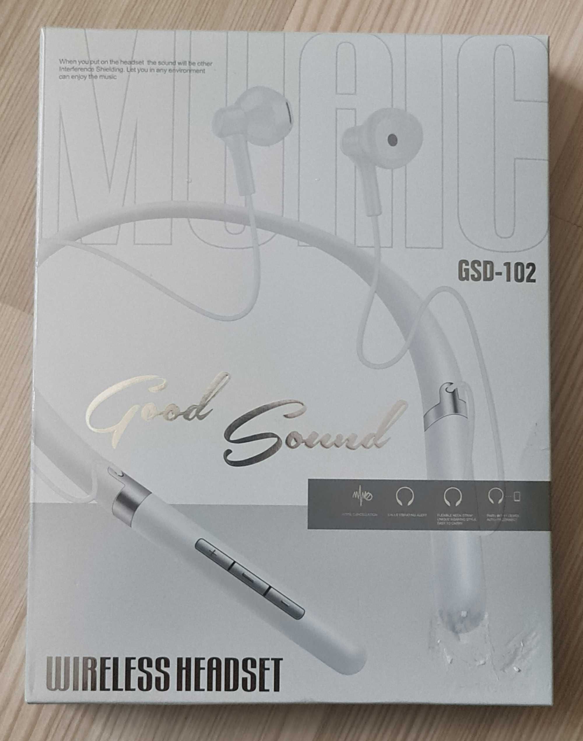 Casti Wirelles Good Sound GSD-102 Noi Culoare Alba