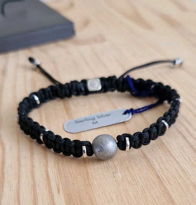 Bratara Luxury - Tateossian Macrame Meteorit - Argint 925