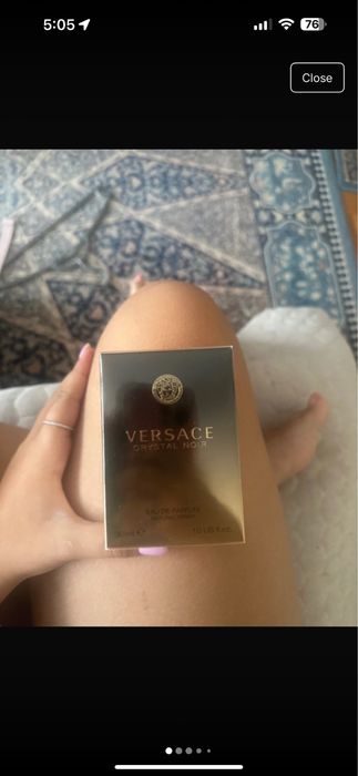 apa de parfum versace crystal noir de 30 ml