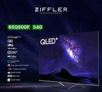 Телевизор ZIFFLER 65" QLED 4K NEW 2024 Цена качество, есть бонусы