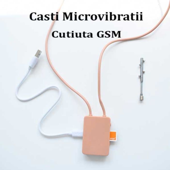 Cutiuta GSM cu NanoCasca - NU se aude in exterior! casti de copiat