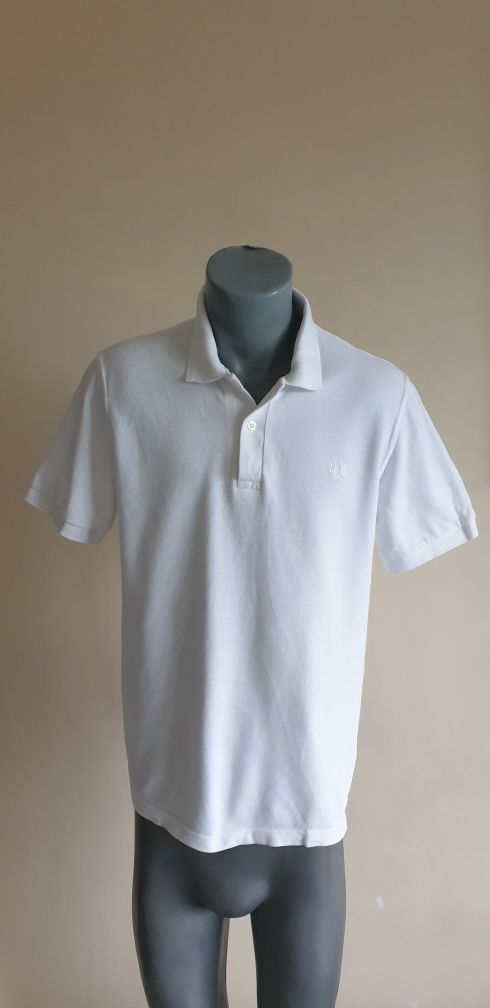 Fred Perry Pique Cotton Made In England  M /L ОРИГИНАЛ! Мъжка Тениска!