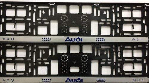 Suport Numar Personalizate AUDI VW SKODA Mercedes Dacia OPEL SET 2BUC