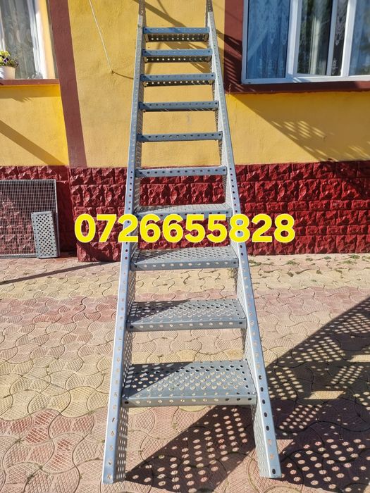 Confectionam scarii metalice zincate exterioare și pentru incendii , p