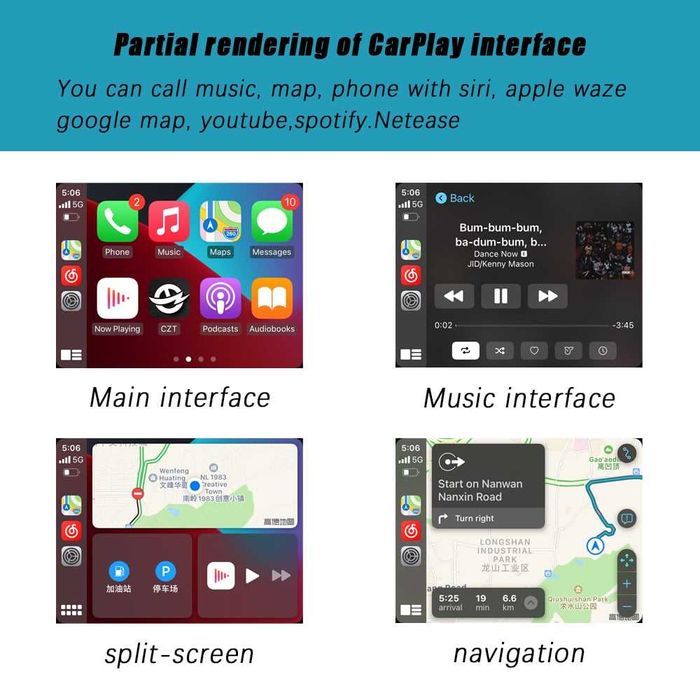 CarPlay / Android Auto модул за Jeep Cherokee, Grand Cherokee, Compass