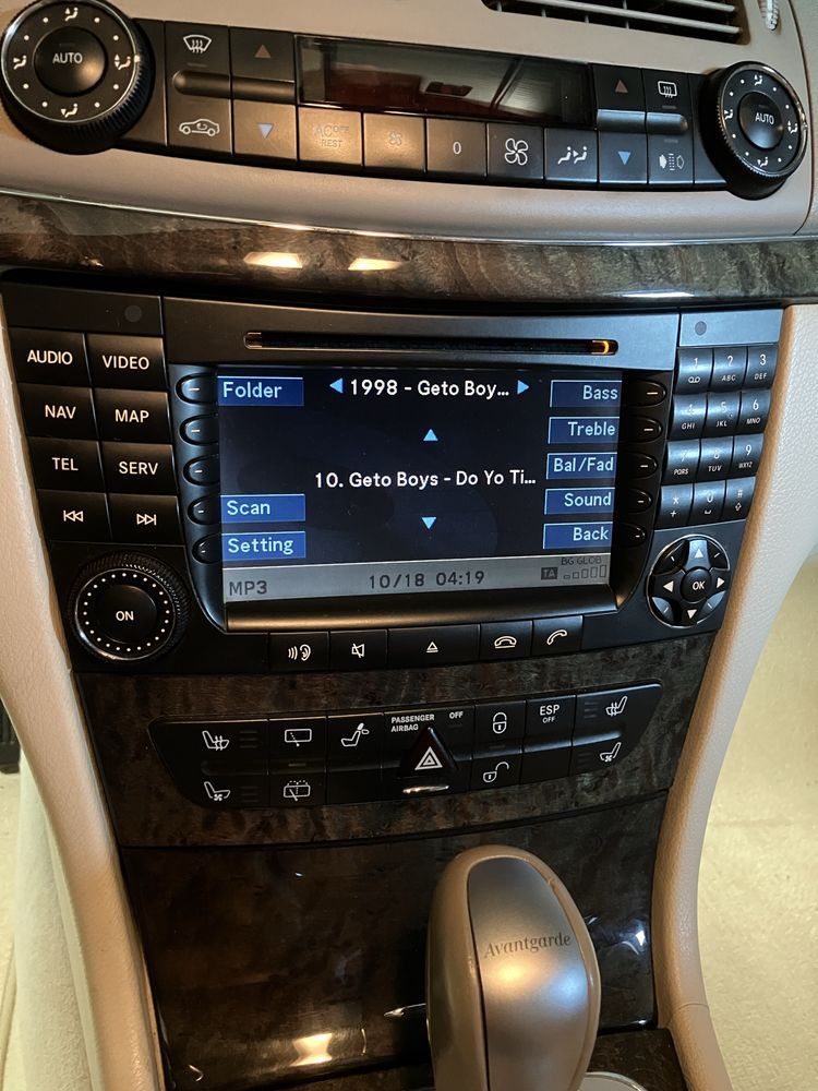 Навигация Mercedes E W211 + CD Changer + DVD