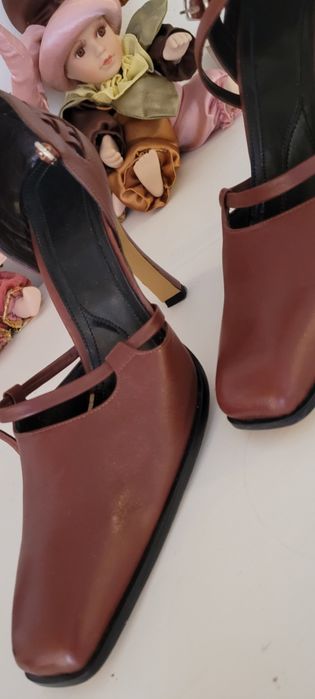 Sandale dama elegante piele