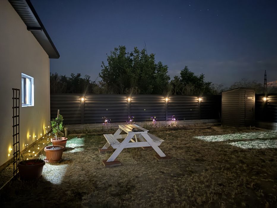 Gard din tabla cutata Viking, model T35 fatada, vopsita electrostatic