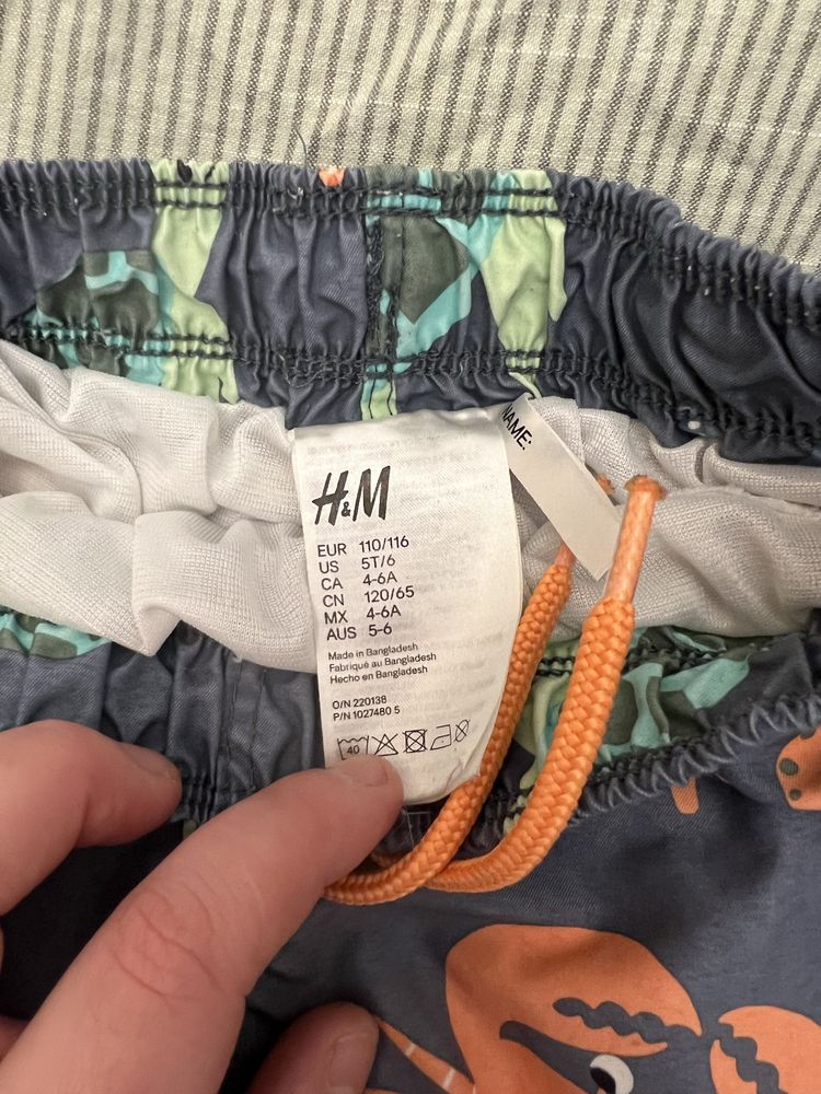 H&M short de baie baiet marimea 98/104