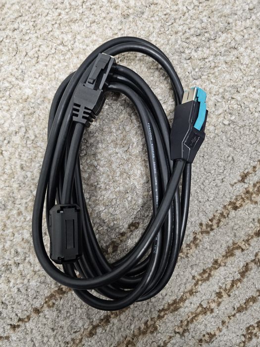 Cablul USB B la 24V Hosiden pentru imprimantă Epson / scanner POS