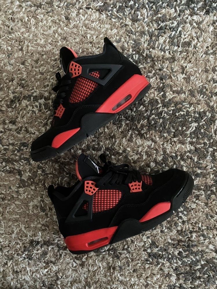 vand jordan 4 red thunder