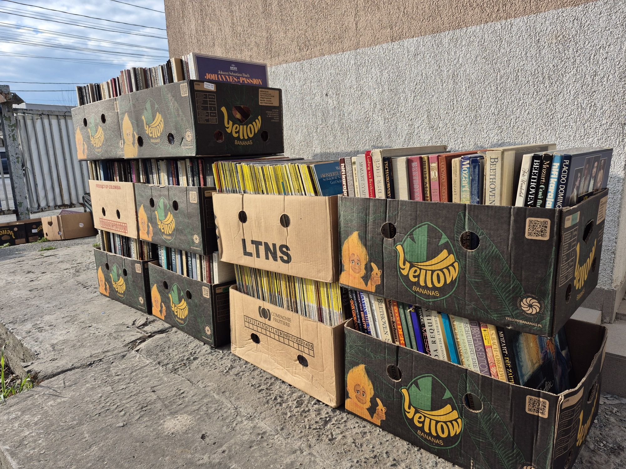 Vand Lot 5500 Lp Discuri vinil pick-up, colectie muzica clasică
