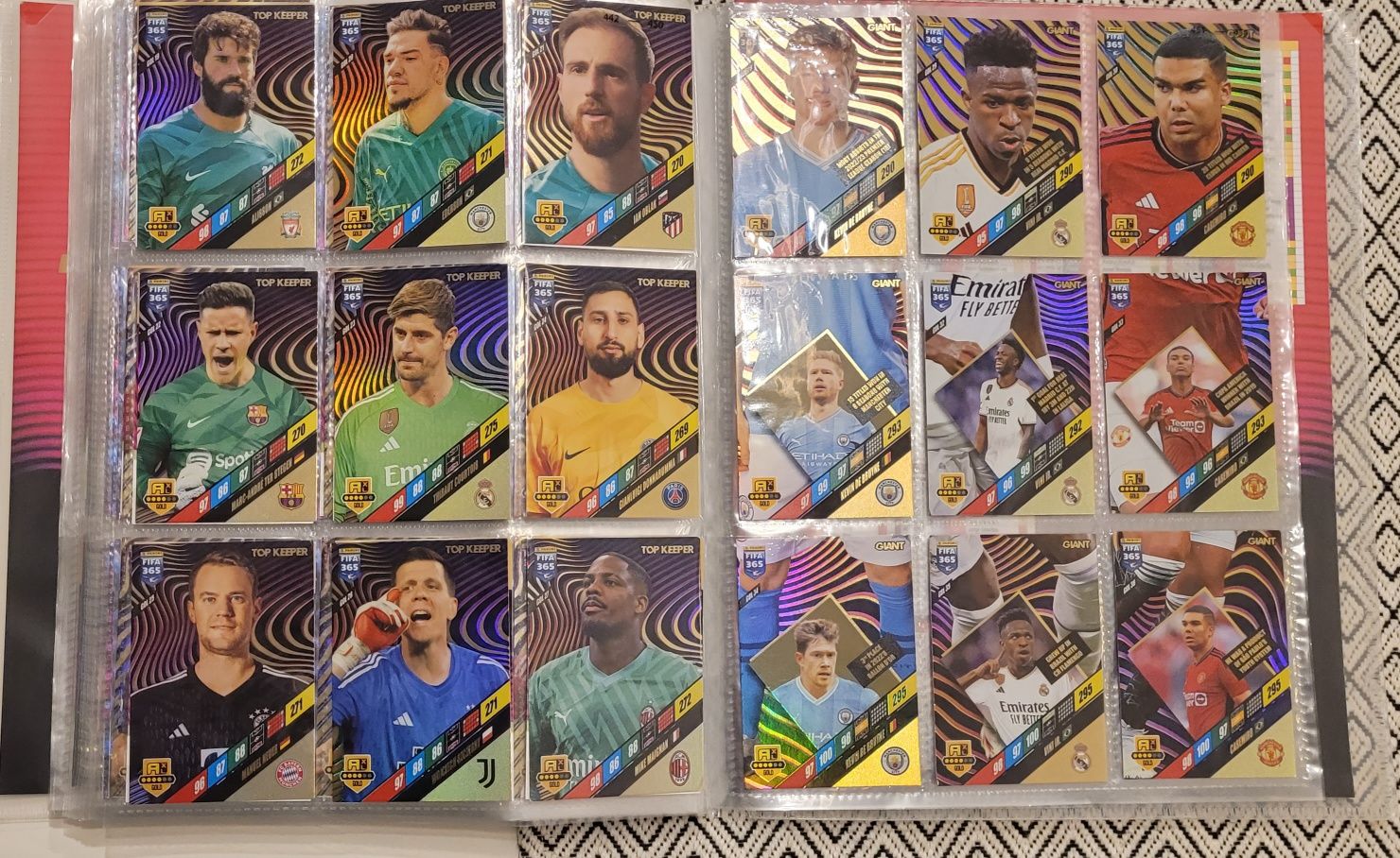 Fifa 365 Adrenalyn XL 2024 попълнен албум с карти