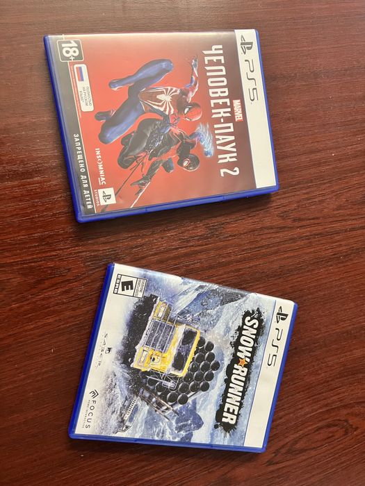 Человек паук 2, Snowrunner для ps5