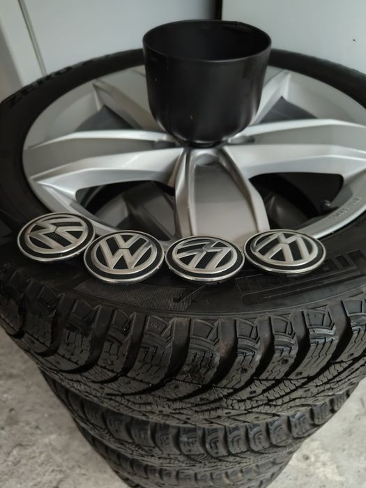 Set jante 17 Tiguan, Passat B8, Alltrack + Anvelope de IARNĂ