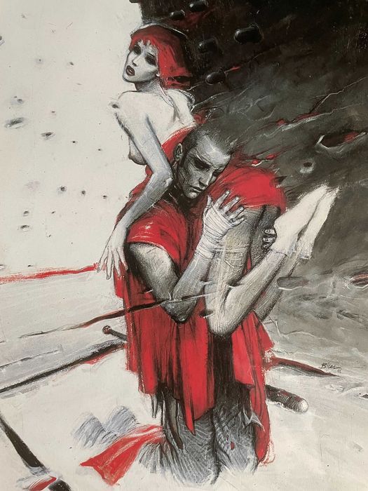 tablou Romeo si Julieta print oficial artist modern Brussels Belgia