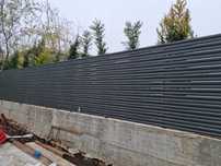 Garduri din panou stil jaluzele, sipca metalica, tabla, plasa