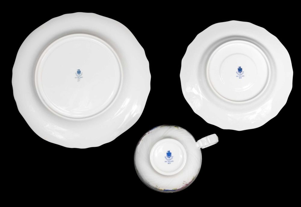 Сервиз за трима от Hollóháza.