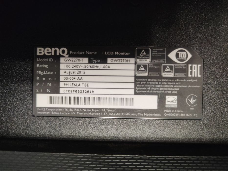 Monitor BenQ - GW2270
