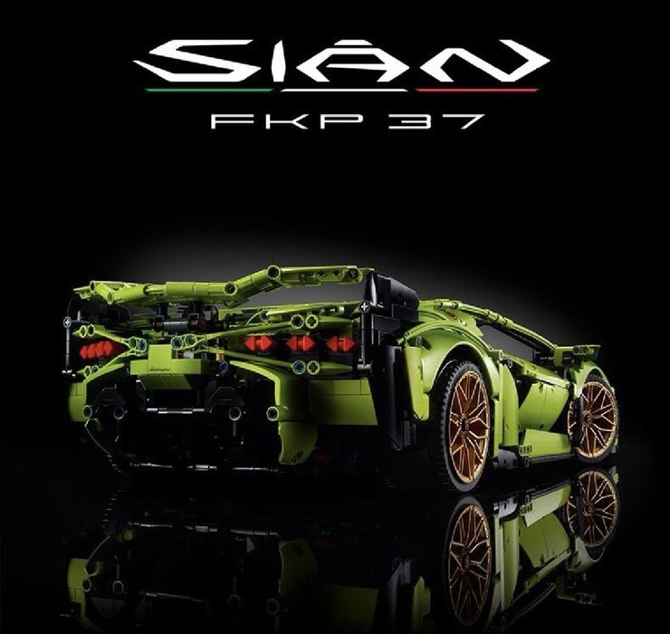 Конструктор Lamborghini Sian аналог Лего Lego technic
