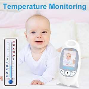 MYPIN Бебефон, 2.0" LCD екран Видео Бебефони с камера и нощно виждане