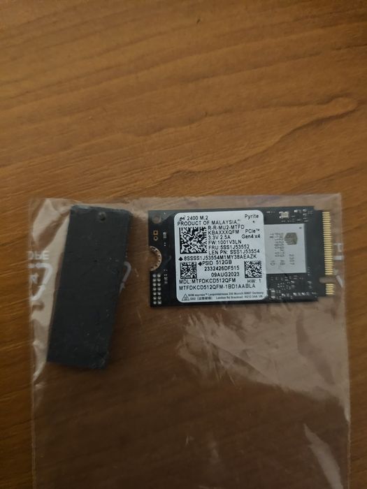 Ssd micron 512gb nvme pcie 4