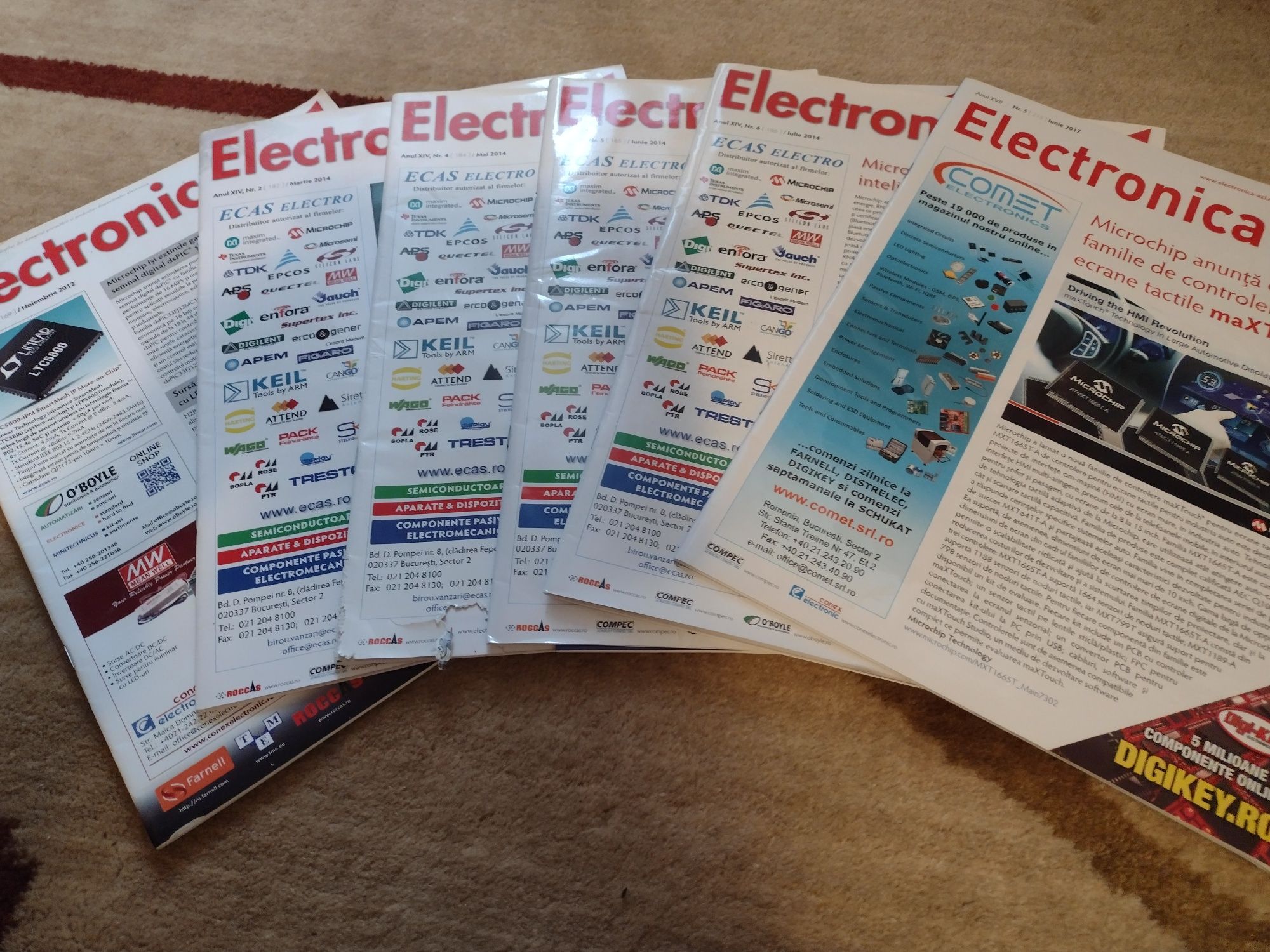 6 reviste Electronica 2012 și 2014 - 6 bucati