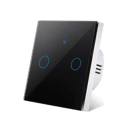 Intrerupator cu Touch Intelligent Wi-Fi, 1 Canal, 10A, Alexa/Google