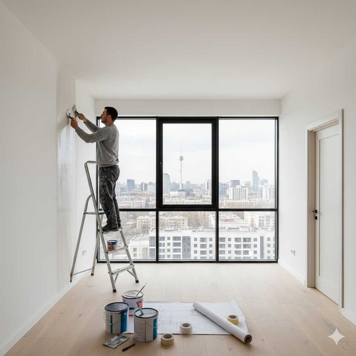 Малярка. Гипсокартон. Кафель. Тяга. Обои. Покраска. Таркет. Шпаклевка.