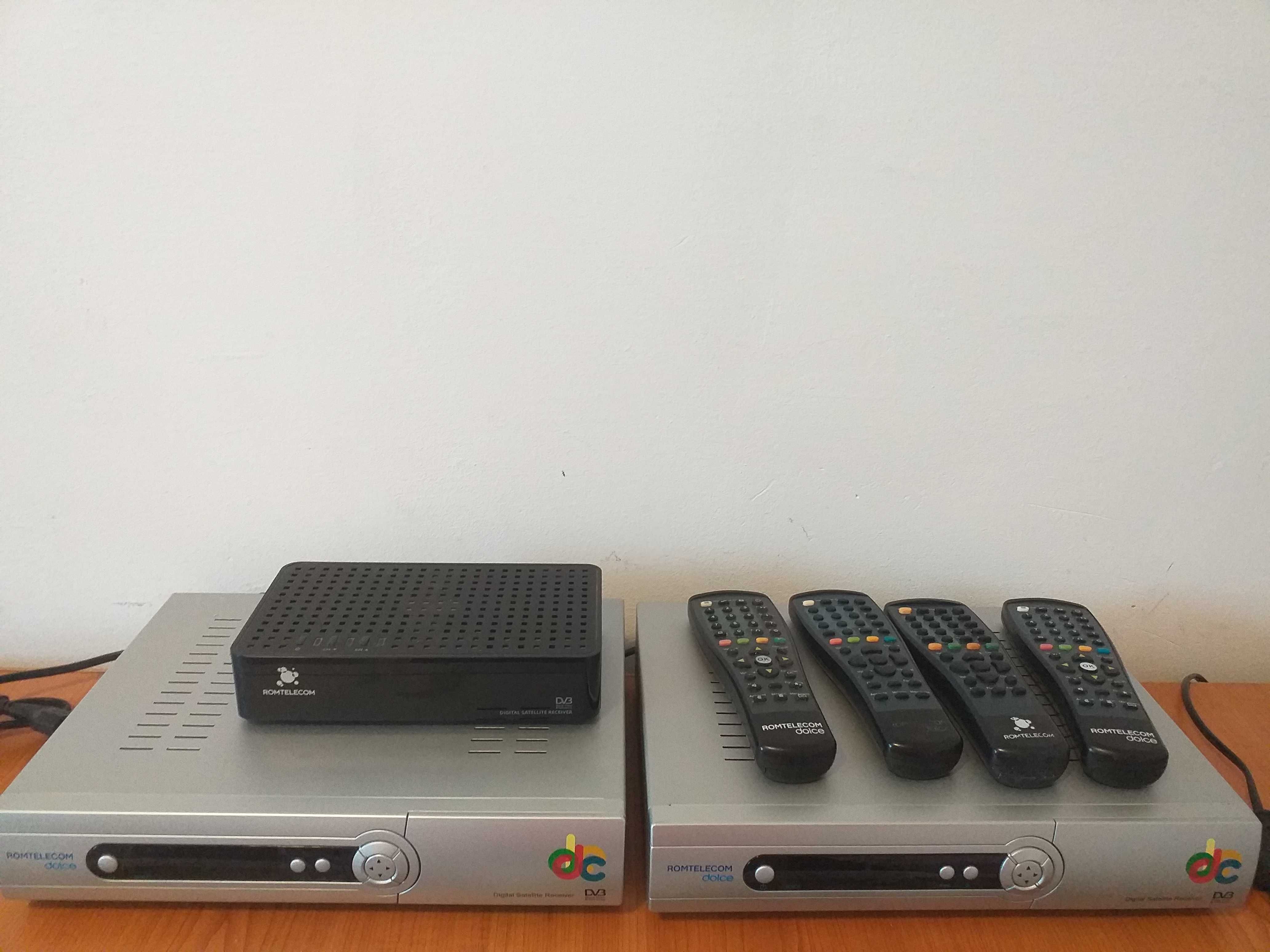 3 receptor de satelit Dolce TV/Romtelecom-Receiver