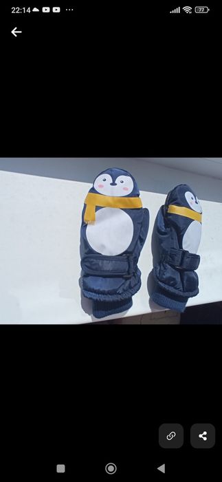 Варежки теплые зимние.