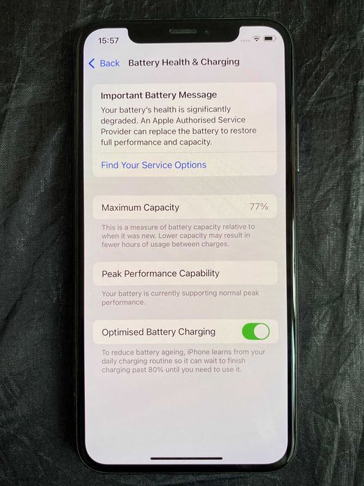 iPhone XS 64GB Space Grey – в добро състояние