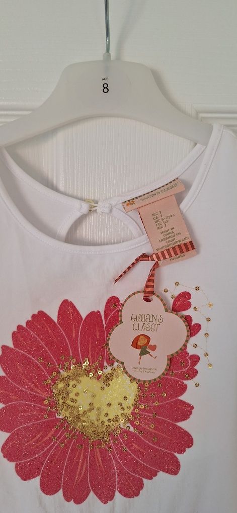 Tkmaxx нова красива детска рокля 6/7 -122см