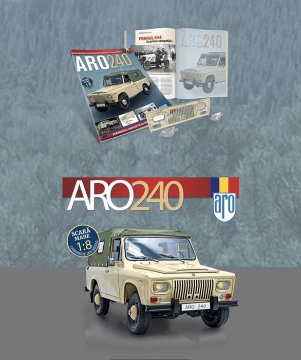 Revistele ARO 240 Machetă scara 1:8 Nr 1-130 la zi
