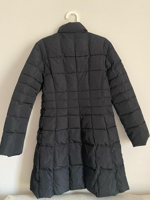 Черна дамска зимна  пухинка