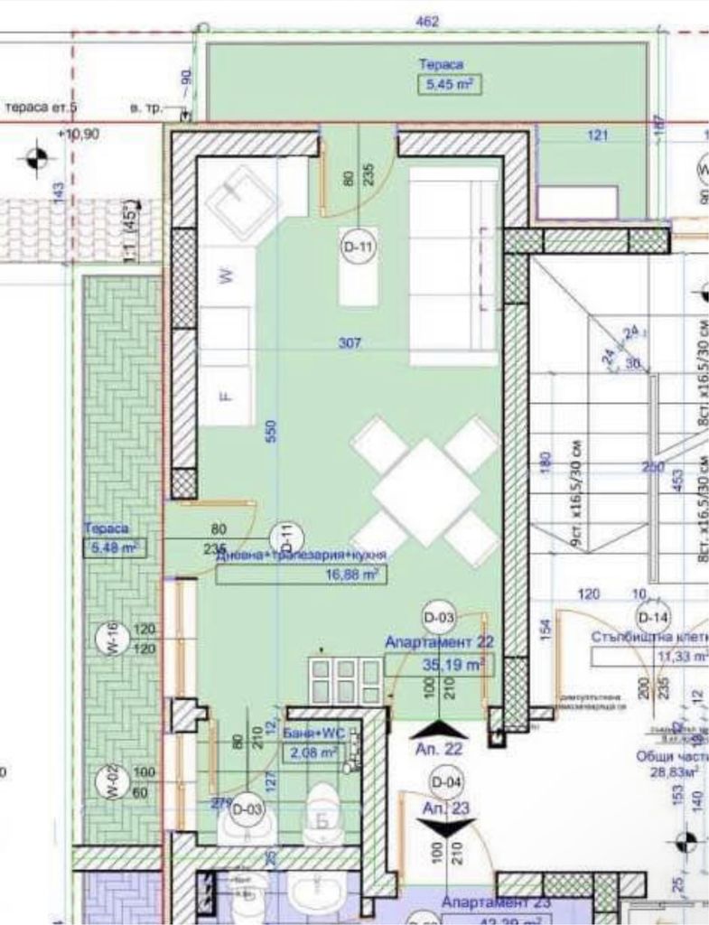 Продава се Едностаен апартамент в Варна, Погреби - 35 кв.м за 1852 €/кв.м - Снимка #7