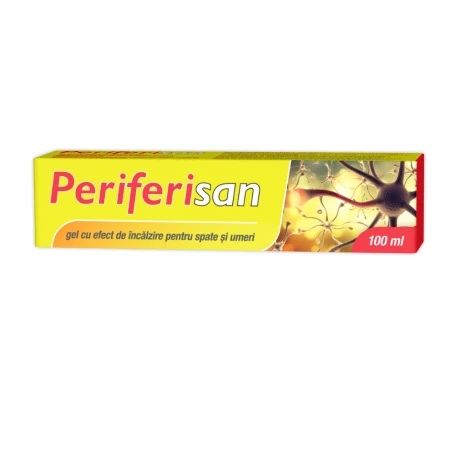 PERIFERISAN gel cu efect de incalzire pentru spate si uneri, 100 ML