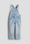 Salopeta din denim pt copii marimea 128 (7-8 ani), albastru deschis