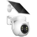 XO CR10 - Camera IP Wi-Fi Panou Solar de Exterior 3MP, NightVision, Ba