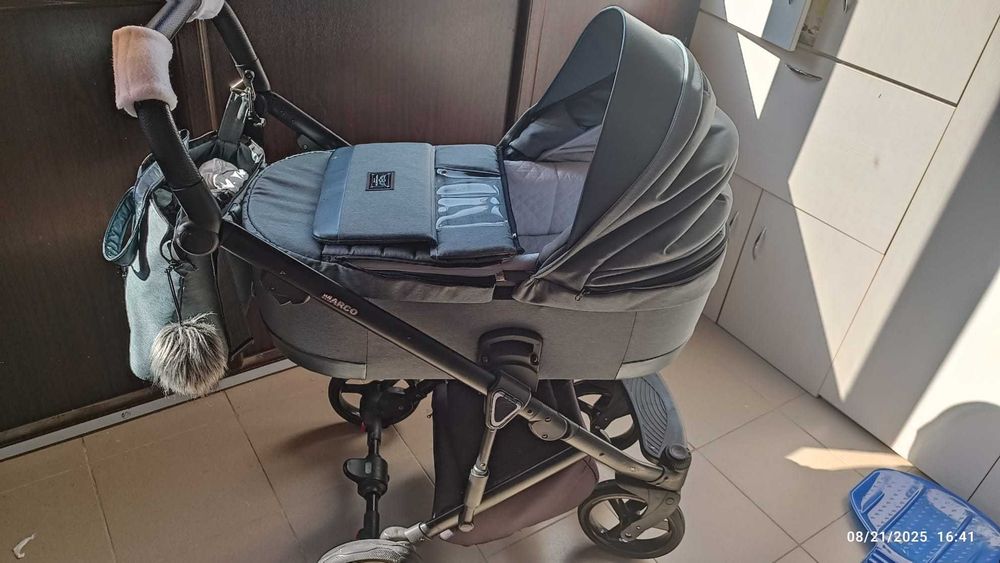 Carucior Adamex Marco + scoica Cybex Aton M I size