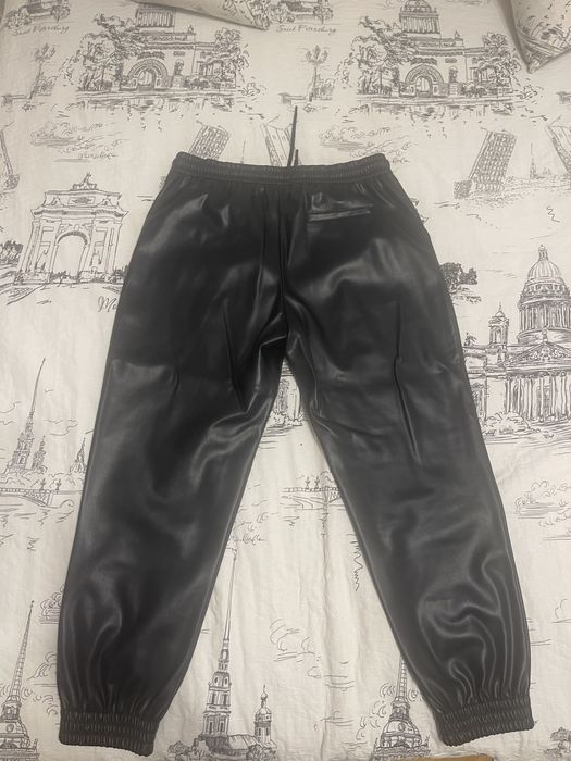 Штаны из эко кожи Zara