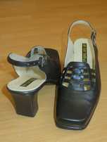 Pantofi negri din piele