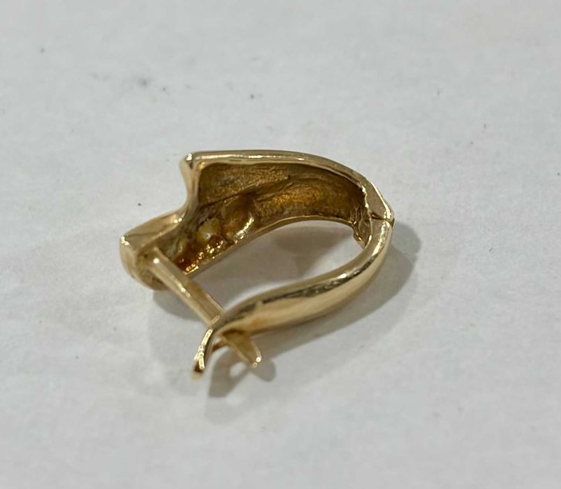 Златни обеци 2.14 грама 14 карата