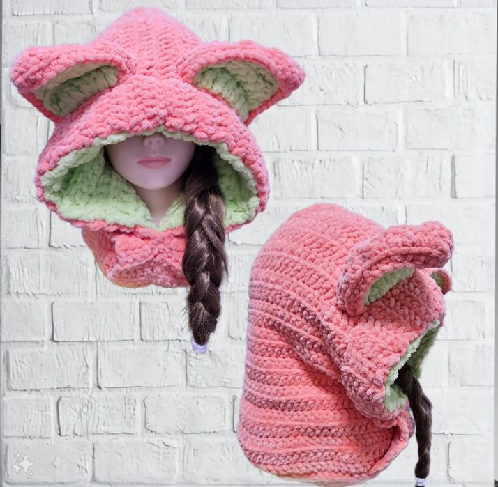 Лисошапка-капюшон.