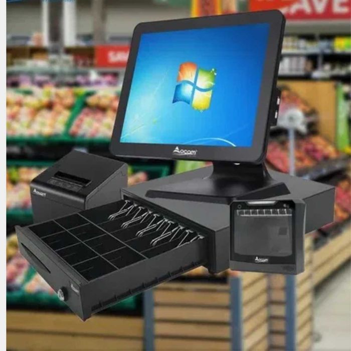 Manoblok Monoblok Kassa Aparat chek printer Orbit Skaner Xprinter